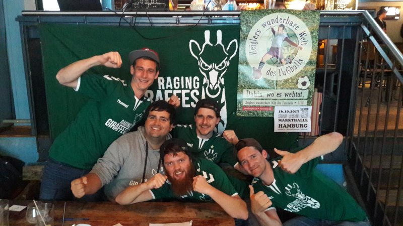 Die Giraffen ziehen das Tempo an